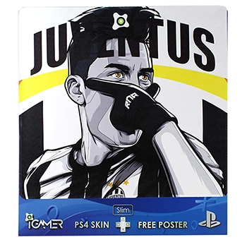 برچسب اسکین  پلی استیشن 4 اسلیم طرح the Juventus